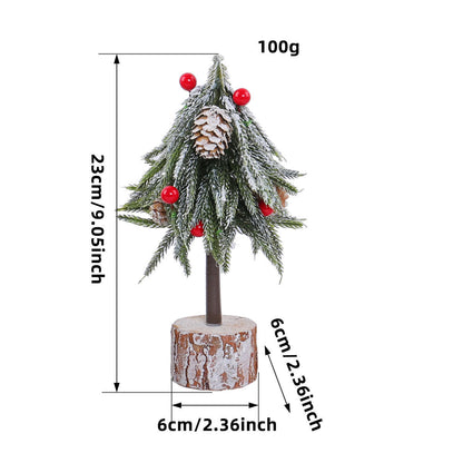 Decorazione per la casa: albero di pigne di neve