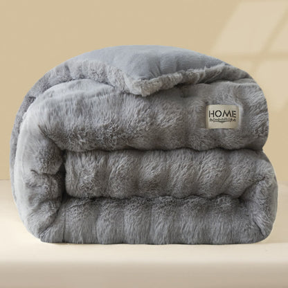 Coperta invernale calda con anima trapuntata
