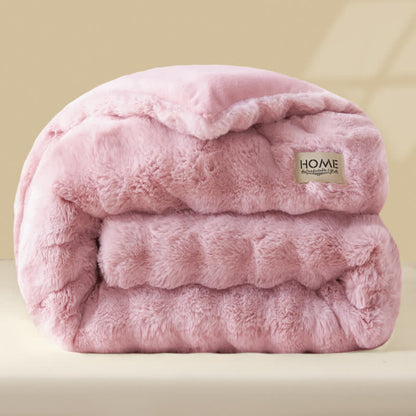 Coperta invernale calda con anima trapuntata