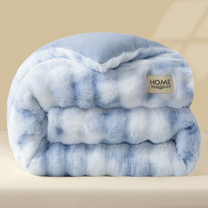 Coperta invernale calda con anima trapuntata