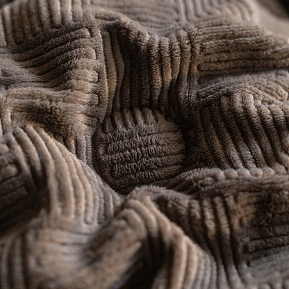 Coperta in pile spesso e caldo con piumone
