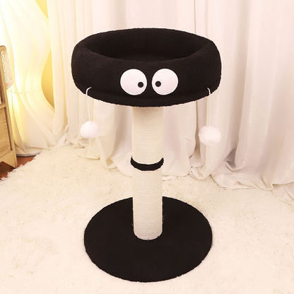Letto tiragraffi verticale per gatti a forma di cartone animato