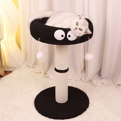 Letto tiragraffi verticale per gatti a forma di cartone animato