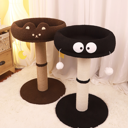 Letto tiragraffi verticale per gatti a forma di cartone animato