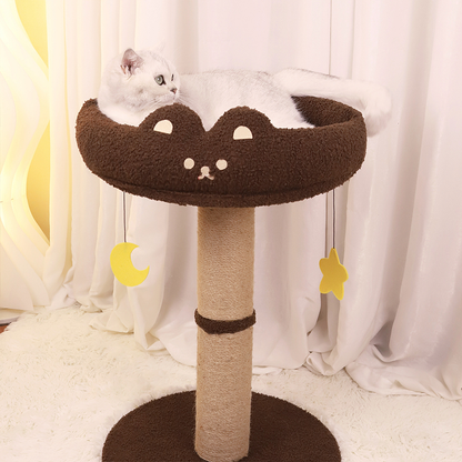 Letto tiragraffi verticale per gatti a forma di cartone animato