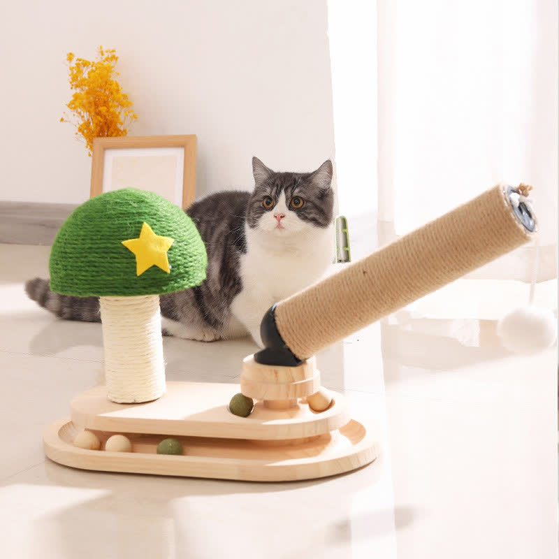 Giradischi a colonna antigraffio per animali domestici