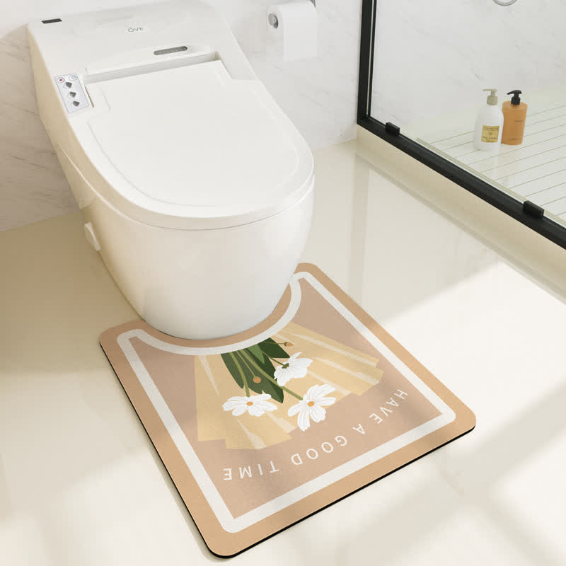 Tappetino da bagno assorbente pastorale