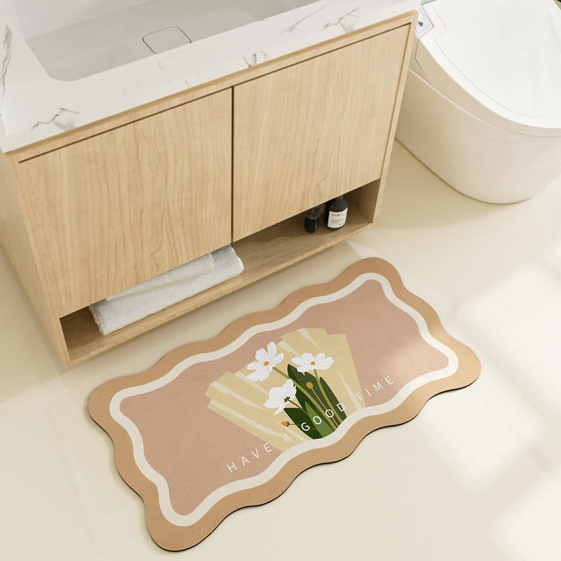 Tappetino da bagno assorbente pastorale
