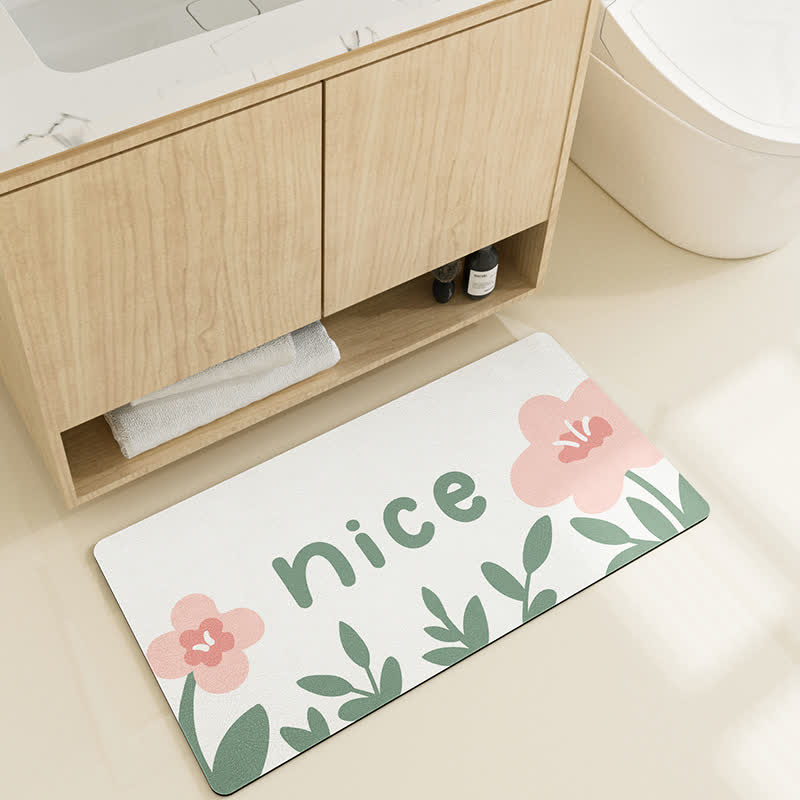 Tappetino da bagno assorbente pastorale
