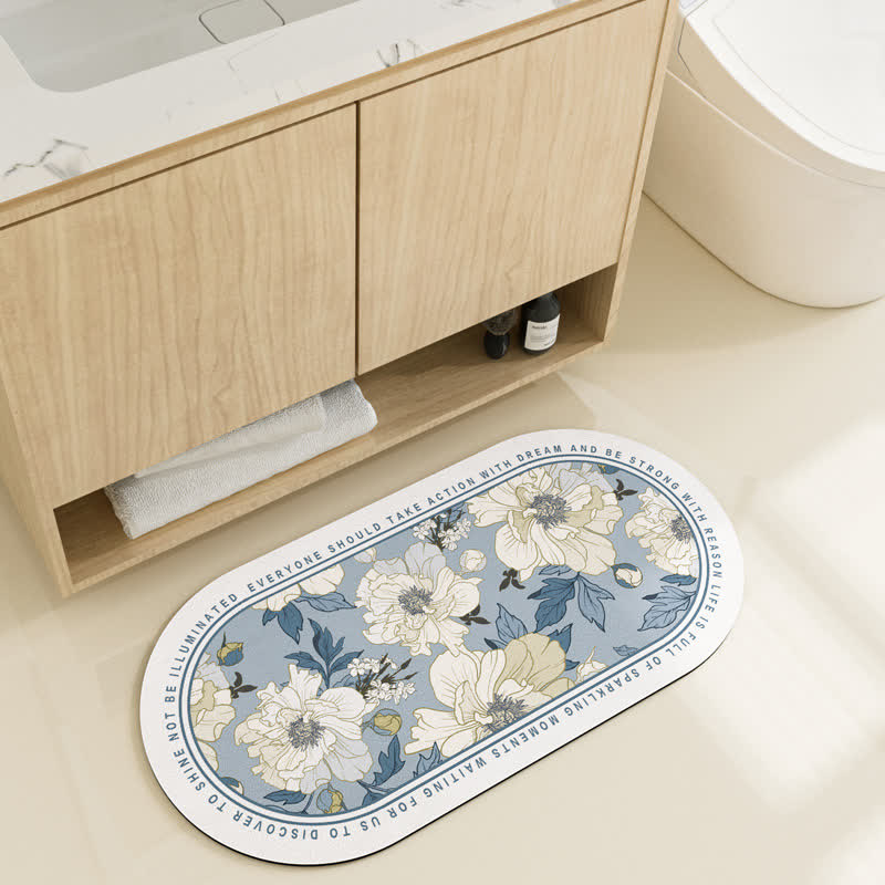 Tappetino da bagno assorbente pastorale