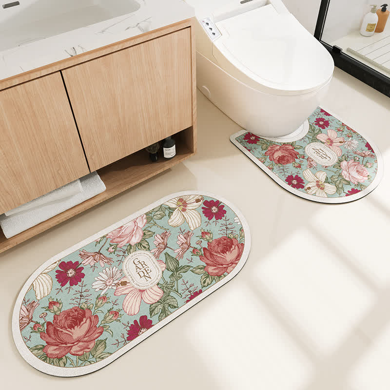 Tappetino da bagno assorbente pastorale