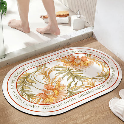 Tappetino da bagno antiscivolo Refresh Floral