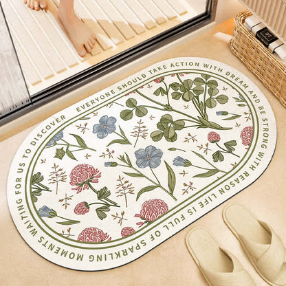 Tappetino da bagno antiscivolo Refresh Floral