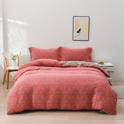 Set copripiumino in cotone pastorale (4 pezzi)