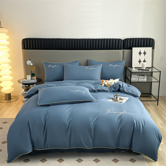 Set copripiumino traspirante semplice (4 pezzi)
