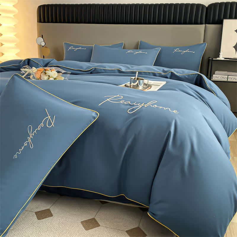Set copripiumino traspirante semplice (4 pezzi)