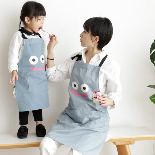 Grembiule impermeabile per genitori e figli in stile carino