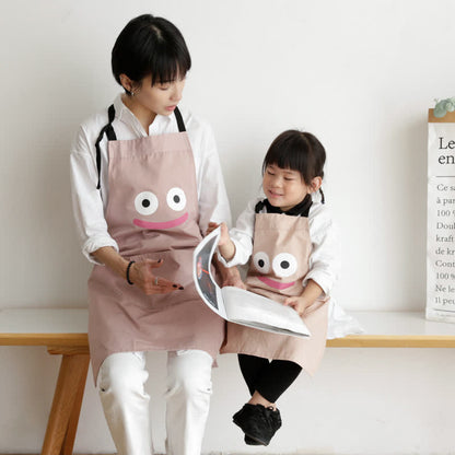 Grembiule impermeabile per genitori e figli in stile carino