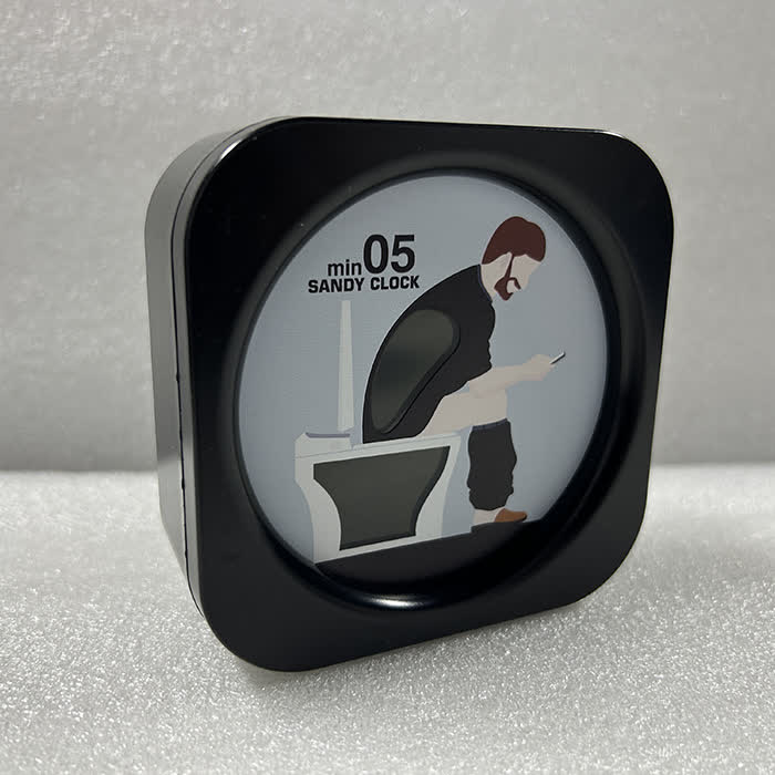 Clessidra con timer da cinque minuti, strumento antistress