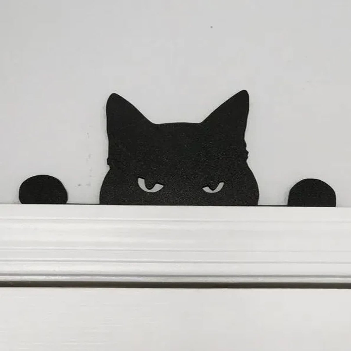 Decorazione per porta in metallo a forma di gatto adorabile