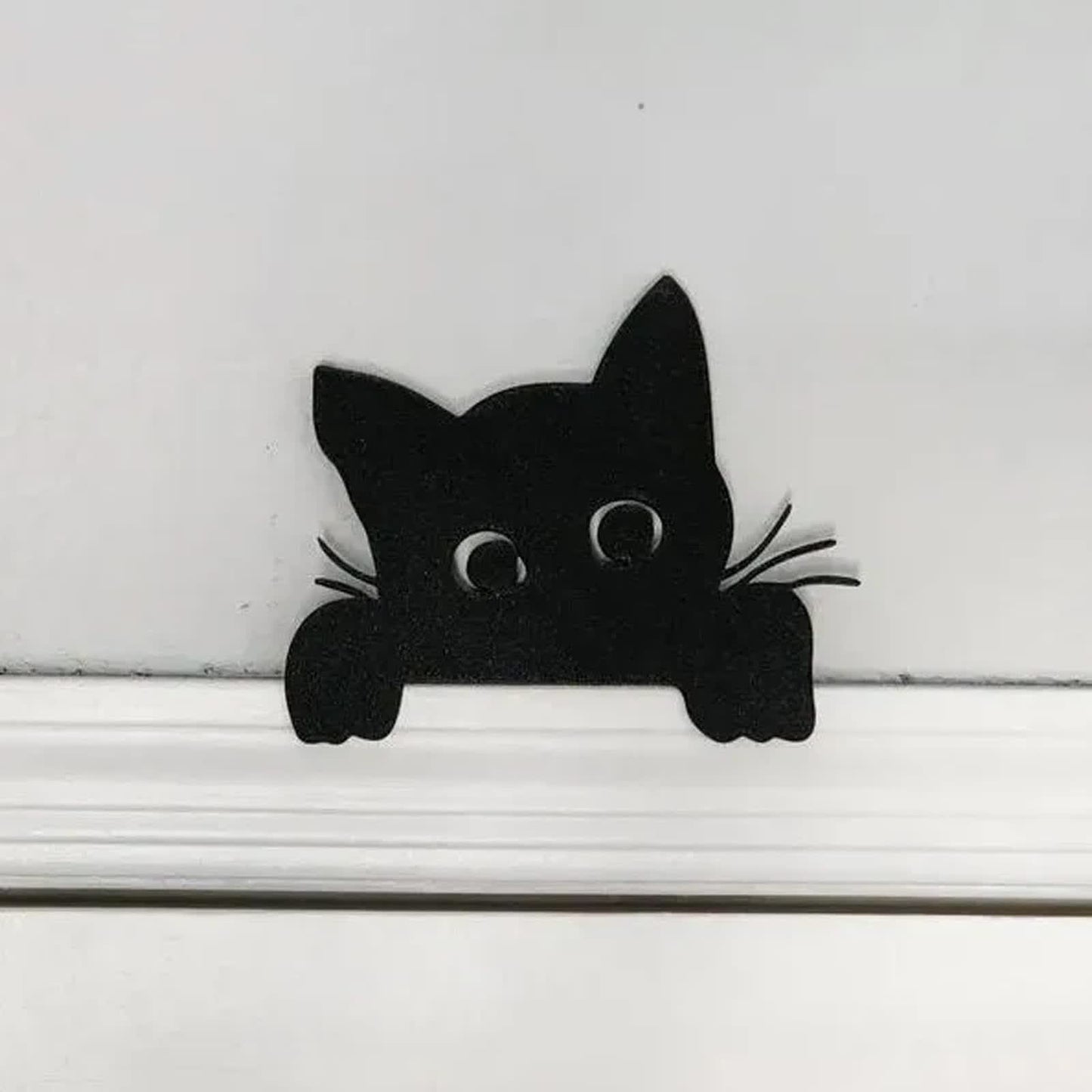 Decorazione per porta in metallo a forma di gatto adorabile