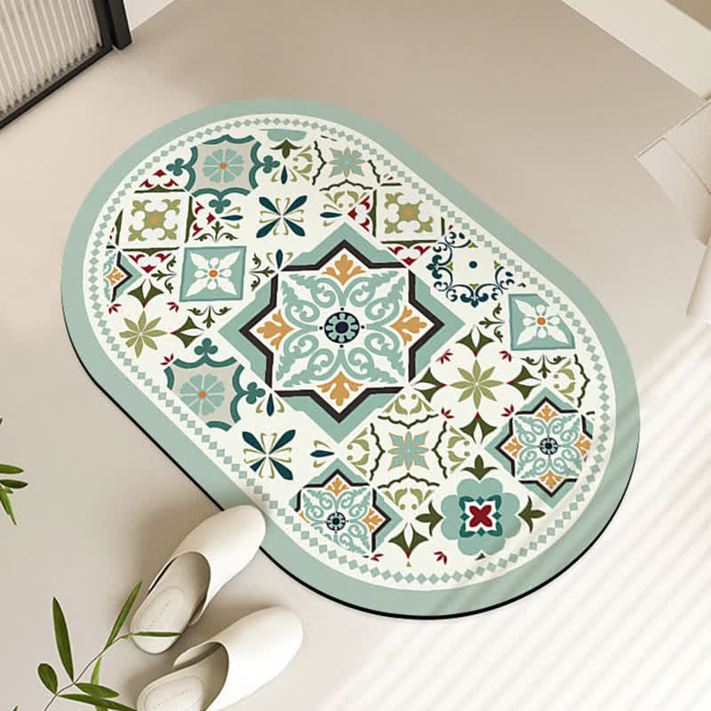 Tappetino da bagno assorbente in fango diatomeico vintage