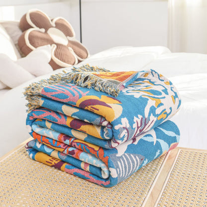 Coperta in garza di cotone Underwater World