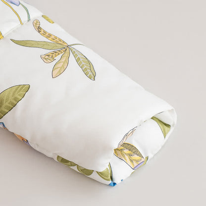 Trapunta portatile floreale con maniche
