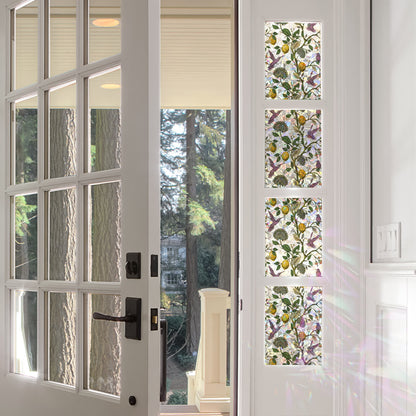 Pellicola per la privacy statica per finestre Floral Bird