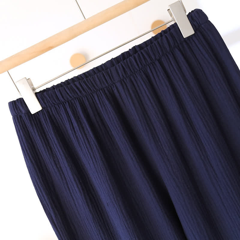 Pigiama Kimono in garza di cotone neutro