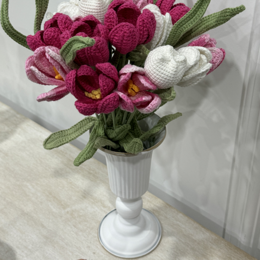 Vaso per fiori secchi in ferro retrò per la casa