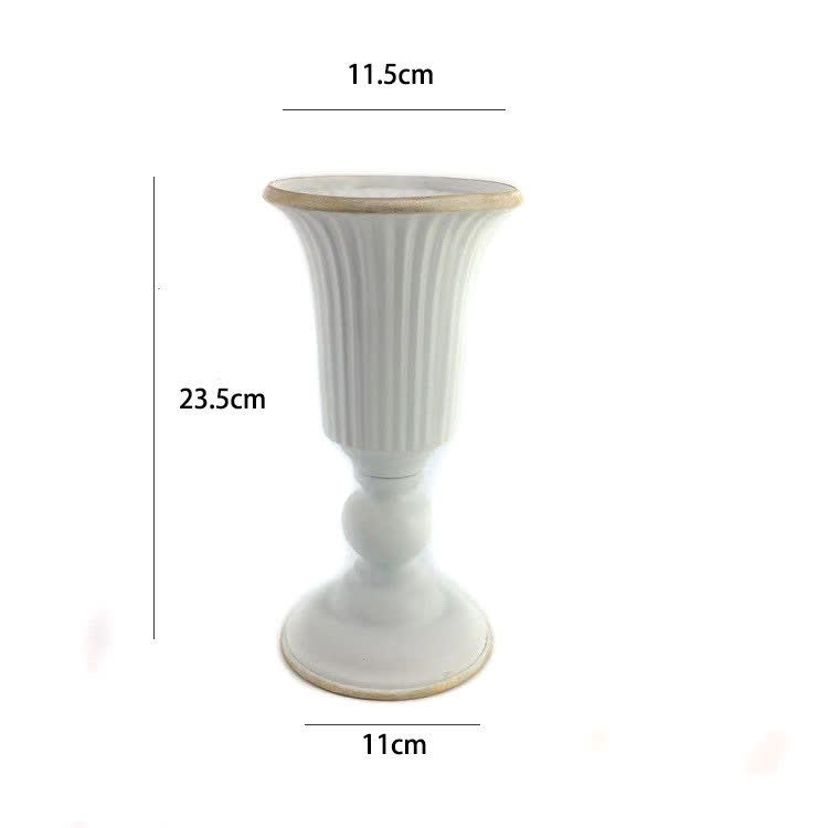 Vaso per fiori secchi in ferro retrò per la casa