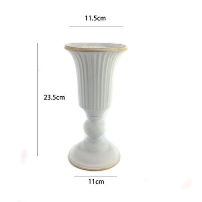 Vaso per fiori secchi in ferro retrò per la casa