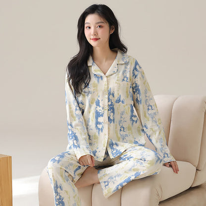 Pigiama Refresh Floral in puro cotone