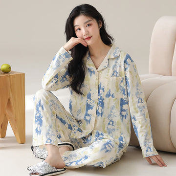 Pigiama Refresh Floral in puro cotone