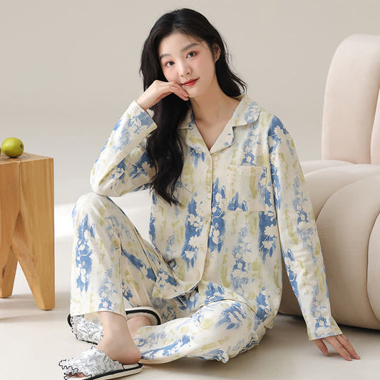 Pigiama Refresh Floral in puro cotone