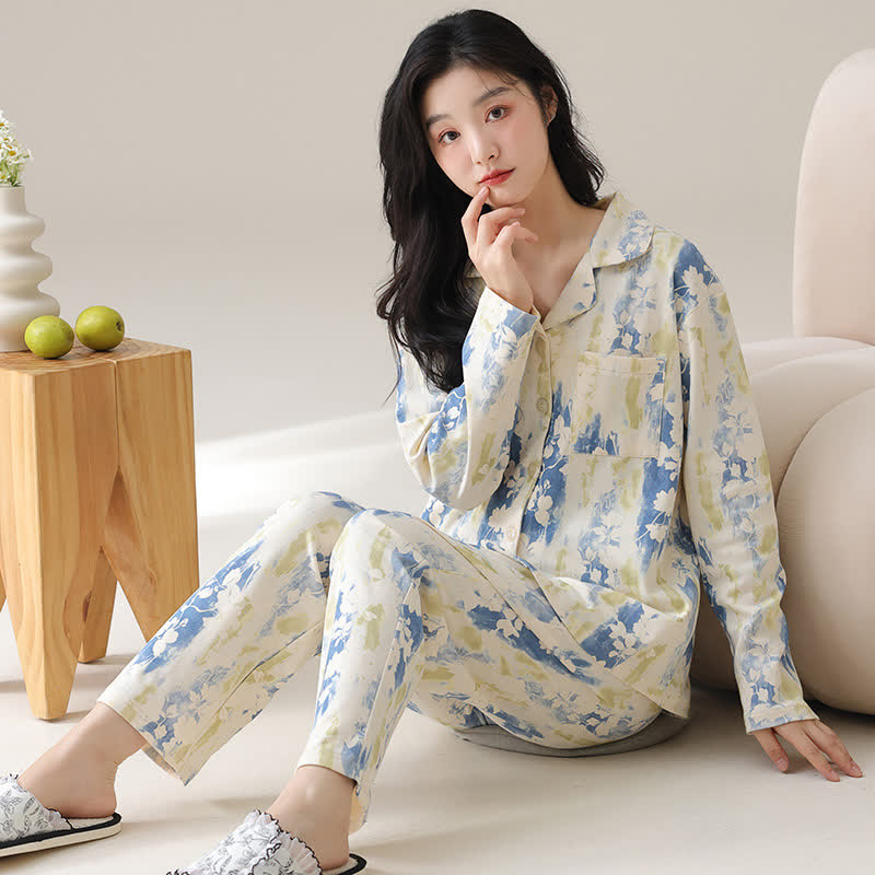 Pigiama Refresh Floral in puro cotone
