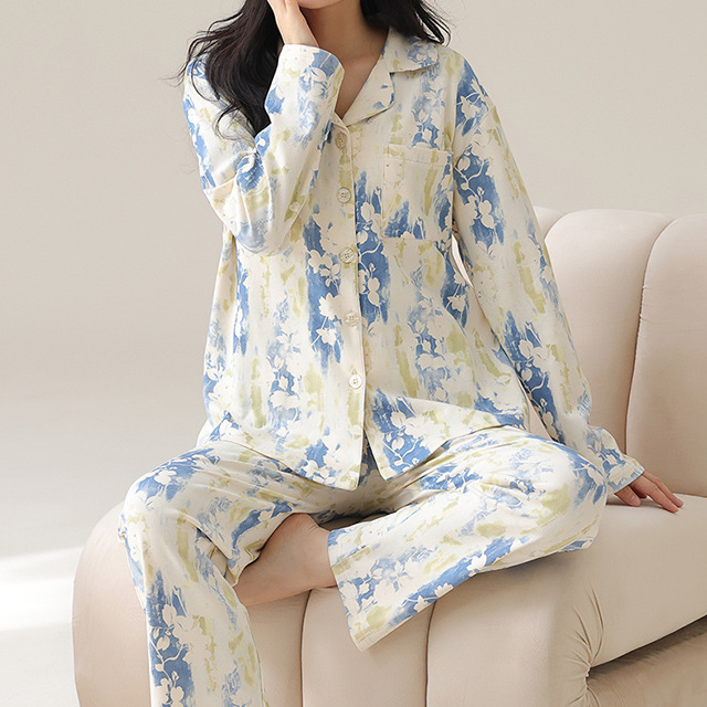 Pigiama Refresh Floral in puro cotone