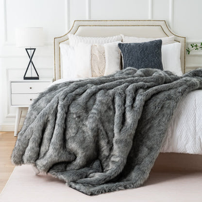 Coperta invernale in pelliccia sintetica di lusso