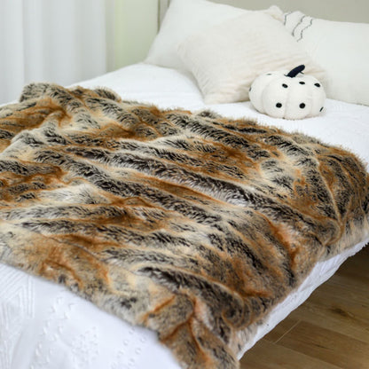 Coperta invernale in pelliccia sintetica di lusso