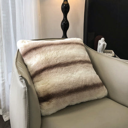 Coperta di lusso a righe sfumate
