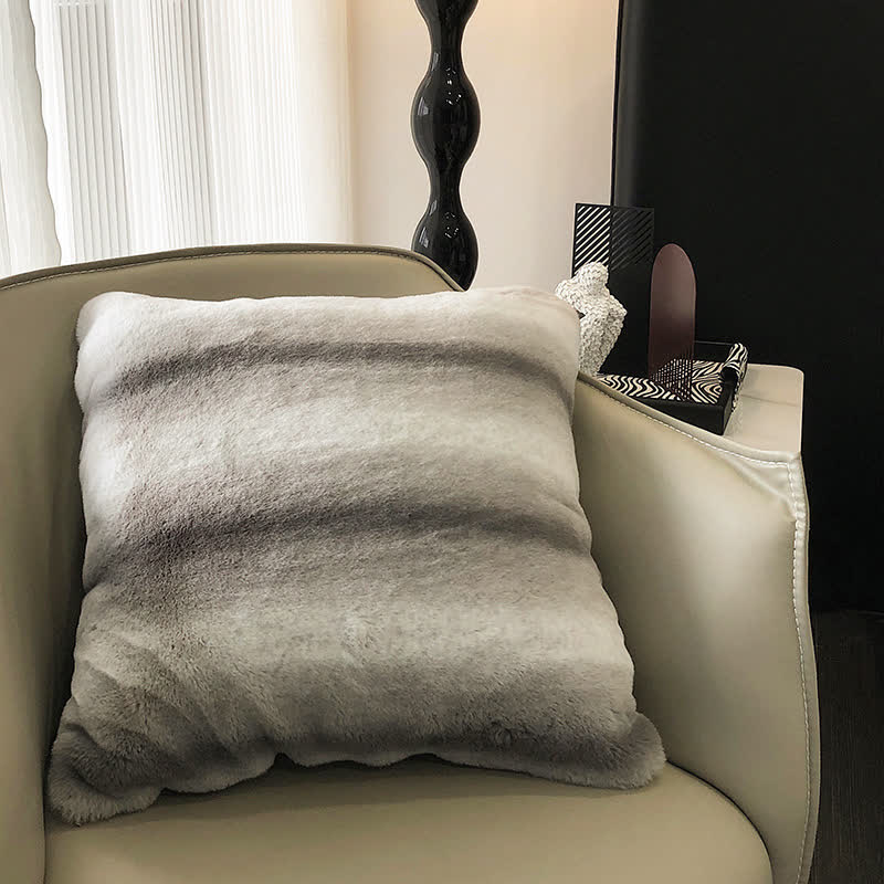 Coperta di lusso a righe sfumate