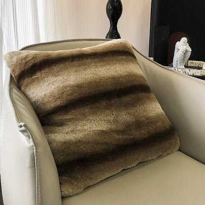 Coperta di lusso a righe sfumate