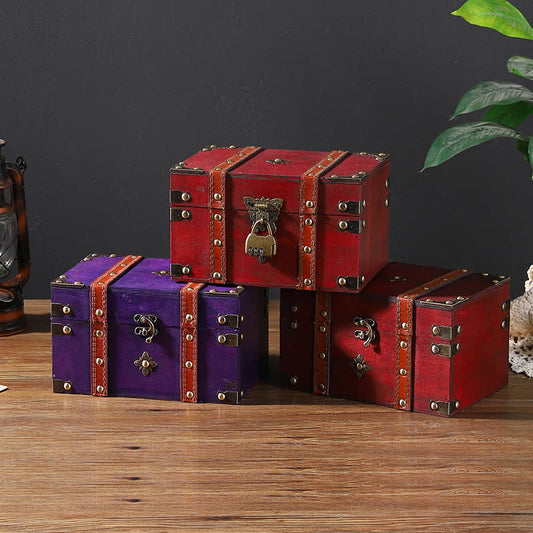 Scatola portagioie vintage in legno