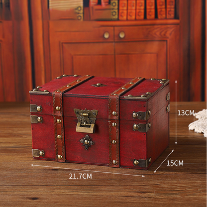 Scatola portagioie vintage in legno