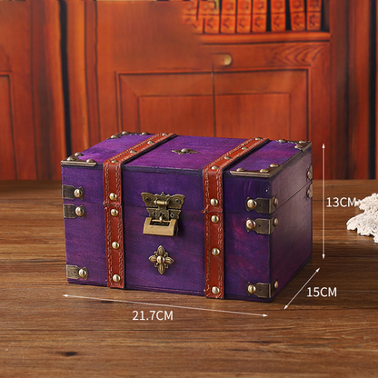 Scatola portagioie vintage in legno