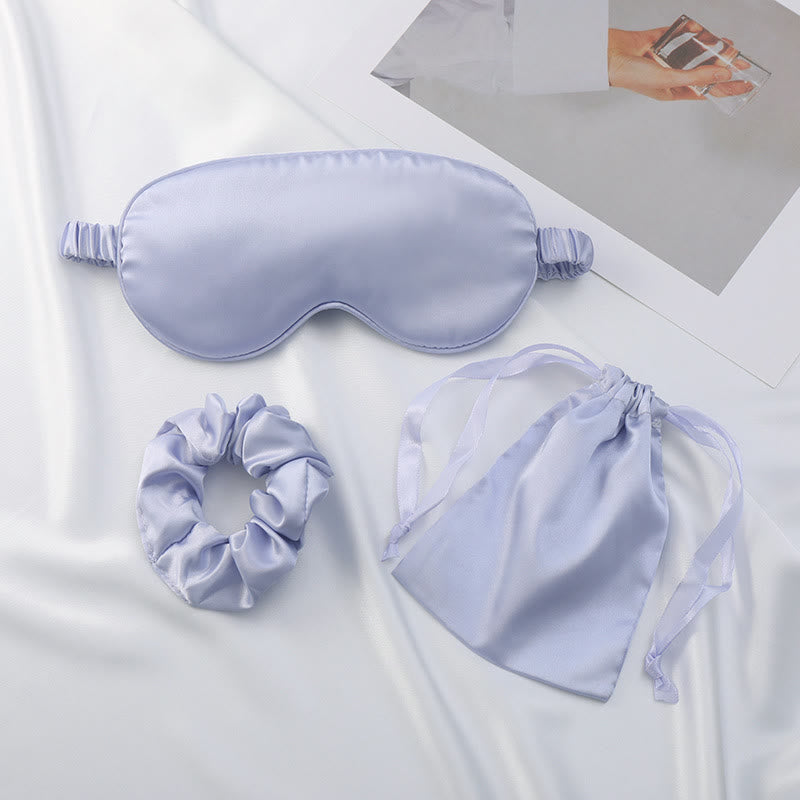 Set di mascherine per dormire con coulisse e elastico per gli occhi