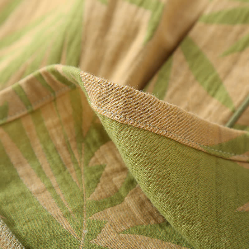 Accappatoio in cotone di bambù jacquard stile neutro