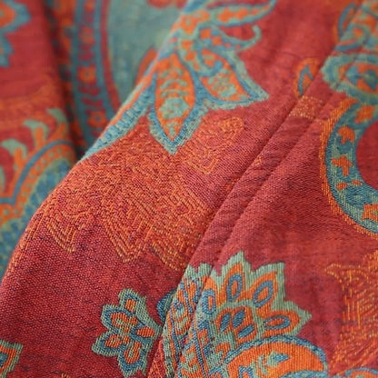 Accappatoio in garza di cotone jacquard retrò ad asciugatura rapida