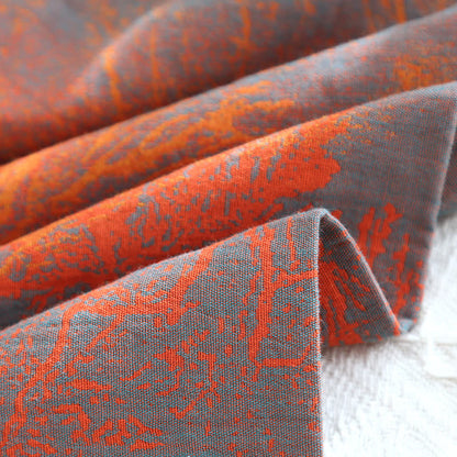 Pigiama in garza di cotone jacquard con scollo a revers